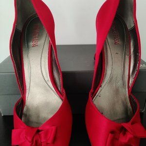 Red Satin Shoes